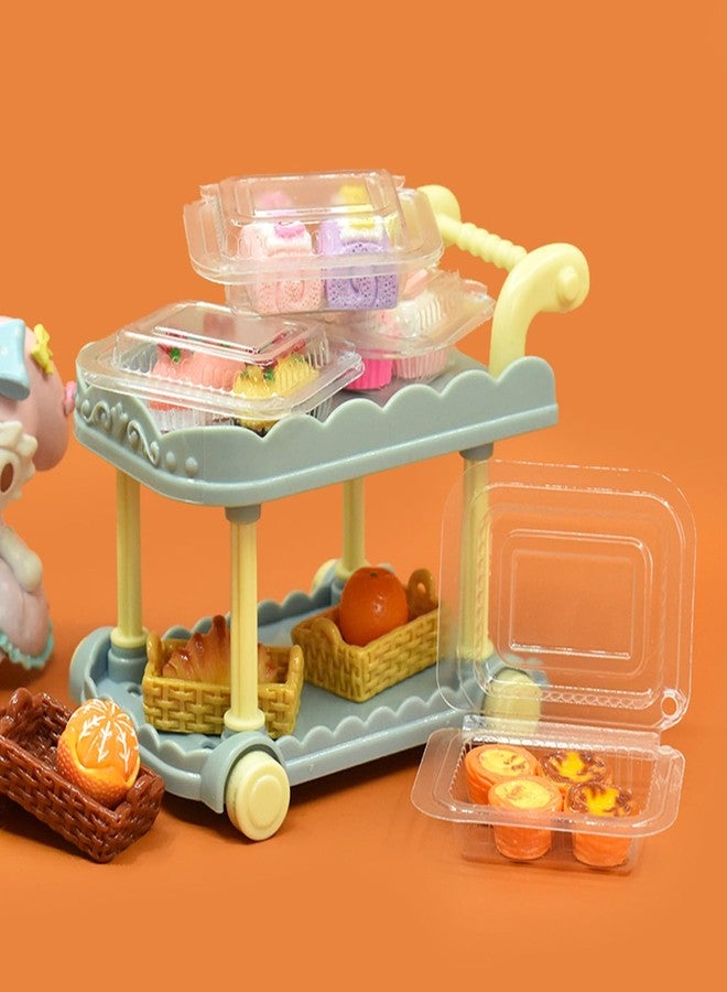 HOMICO 60 Pieces Miniature Supermarket Food Take Out Containers for Dollhouse Kitchen 30pcs Lunch Box and 30pcs Packaging Box Stickers Mini Takeaway Snacks Fruit Food Accessories - Image 4